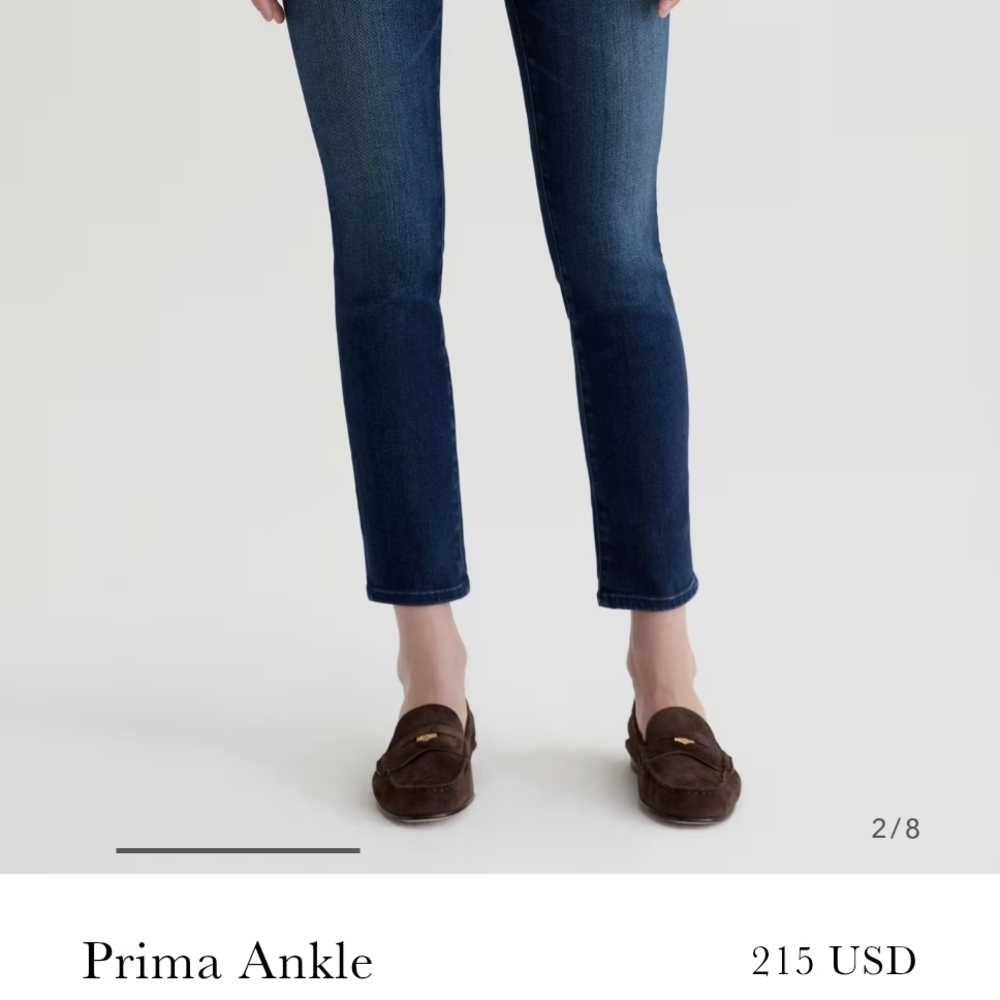 AG Adriano Goldschmied Women's Boyfriend Jeans - Dark Blue